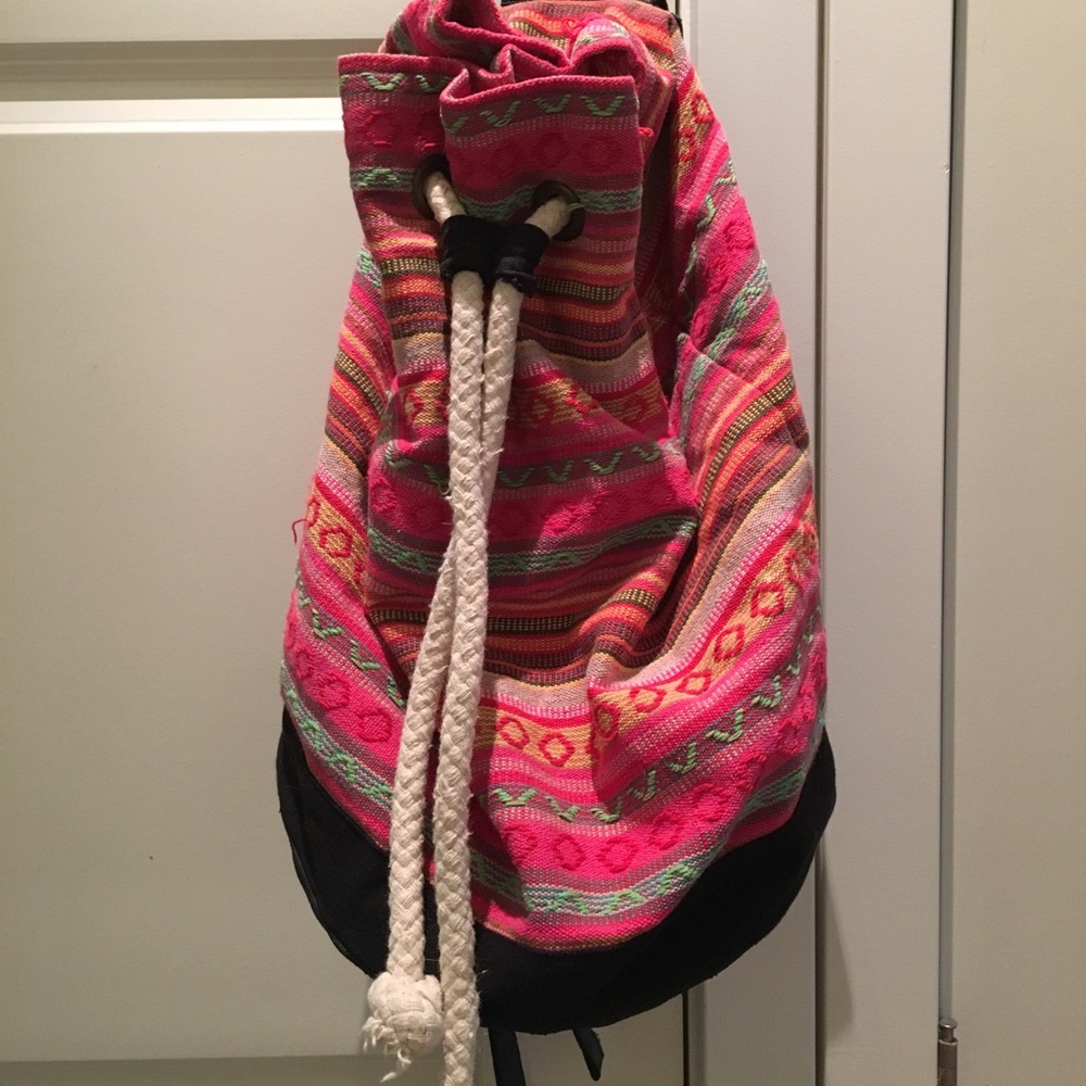 Topshop Aztec Duffle Backpack - Picture 2 of 6
